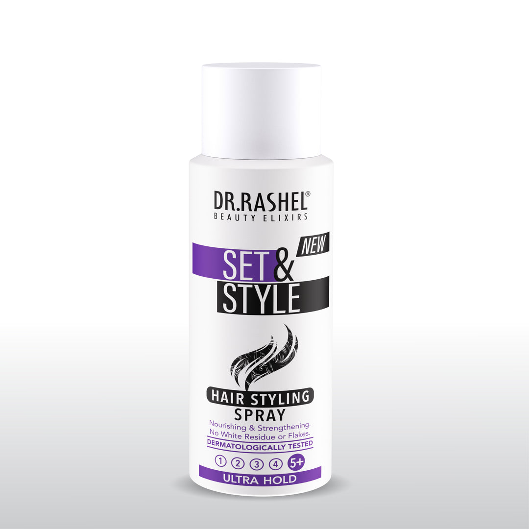 Dr. Rashel Set & Style Hair Styling Spray | Ultra Hold & Lasting Shine