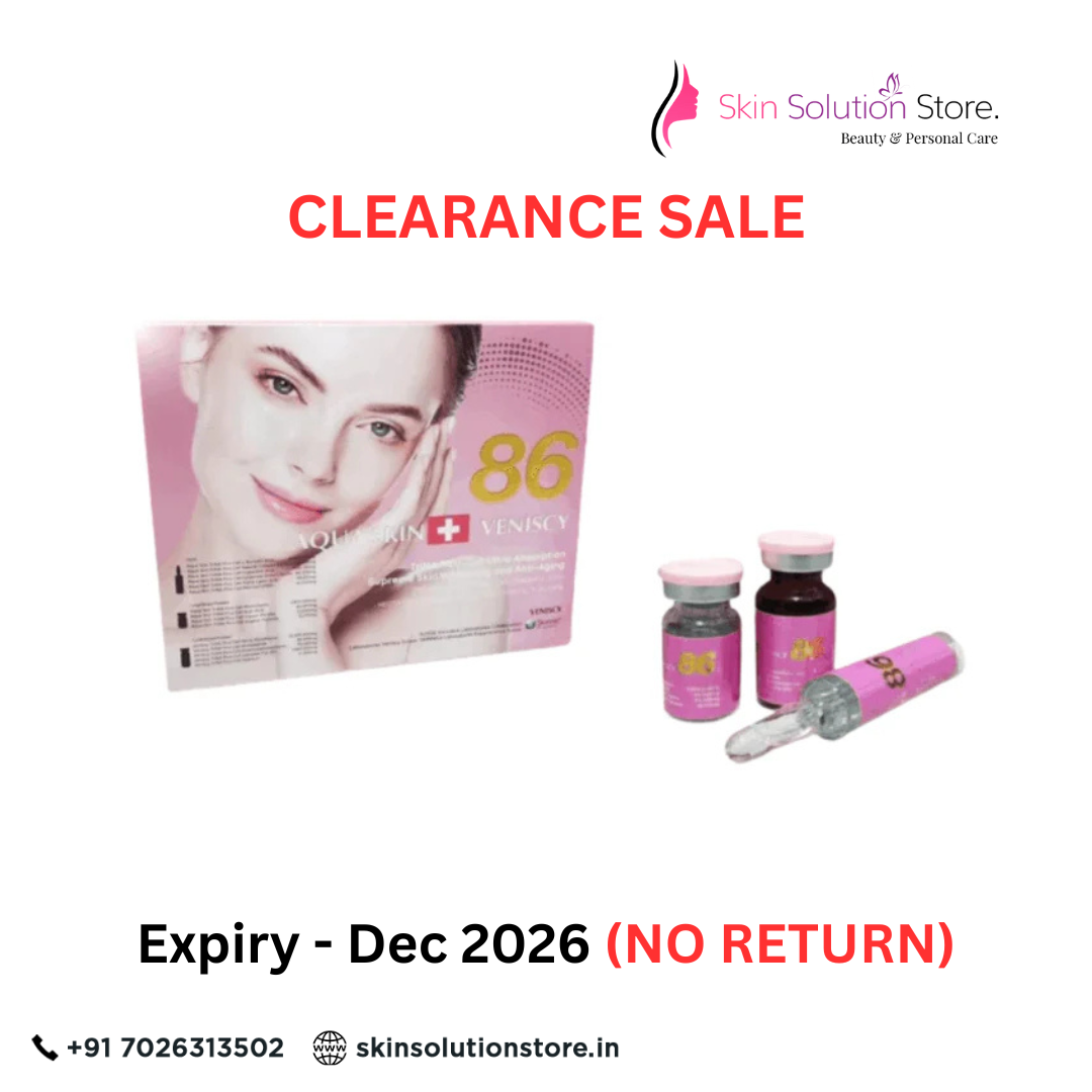 Aqua Skin Veniscy 86 Trina Pico Cell Glutathione Skin Whitening Skin Whitening Glutathione Injection - Purple Box -10 Session - Switzerland Clearance Sale | Expiry: Dec 2026