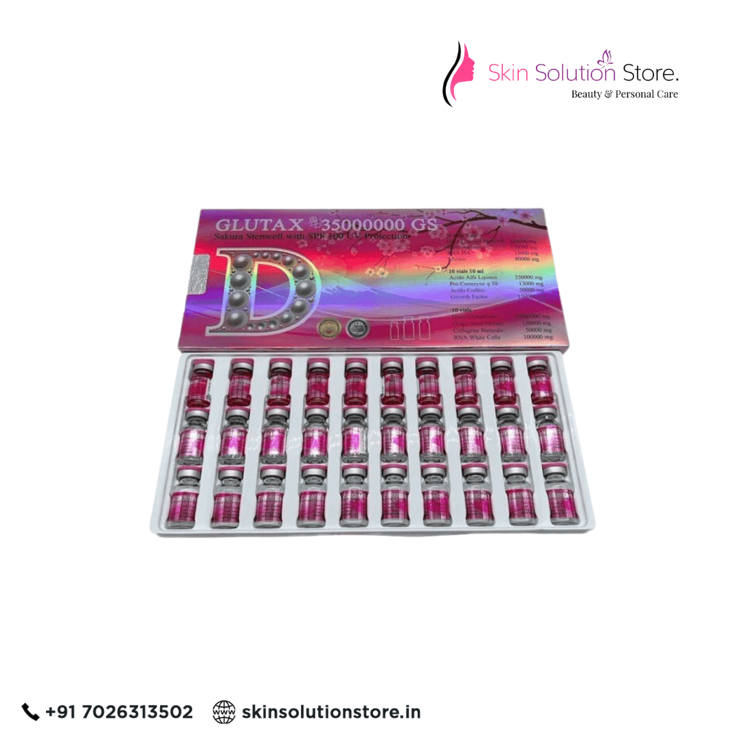 Glutax 35000000GS Sakura Stemcell Glutathione Skin Whitening Skin Whitening Glutathione Injection16