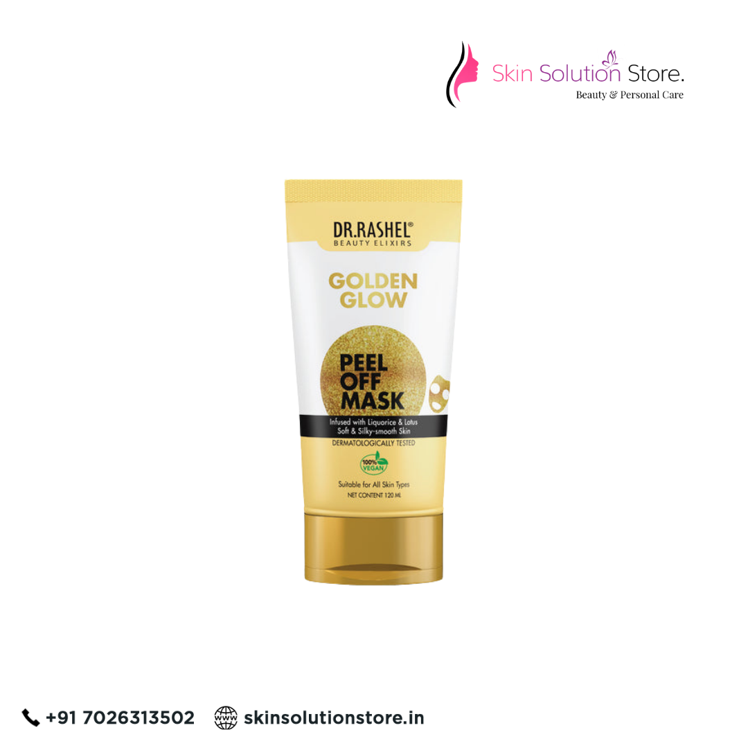 Dr. Rashel Golden Glow Peel-Off Mask – Brightening, Firming & Radiant Care