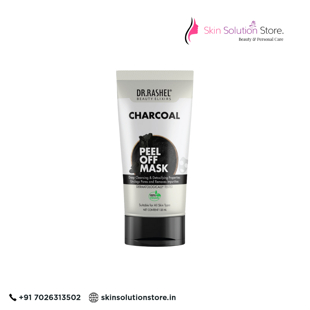 Dr. Rashel Charcoal Peel-Off Mask – Deep Cleansing, Detox & Blackhead Removal