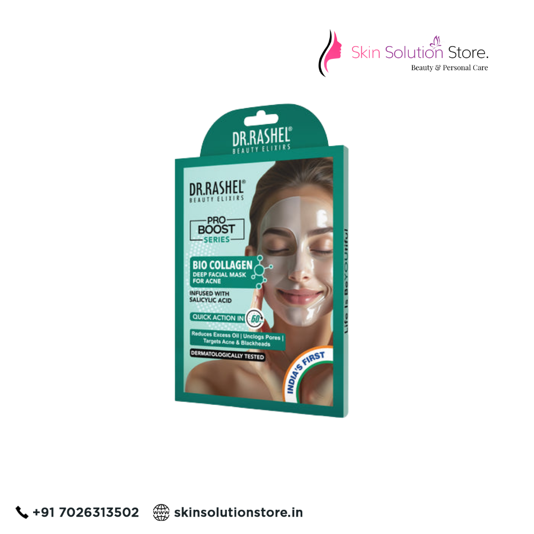 Dr. Rashel Bio Collagen Deep Facial Mask with Salicylic Acid – Clarifying & Firming