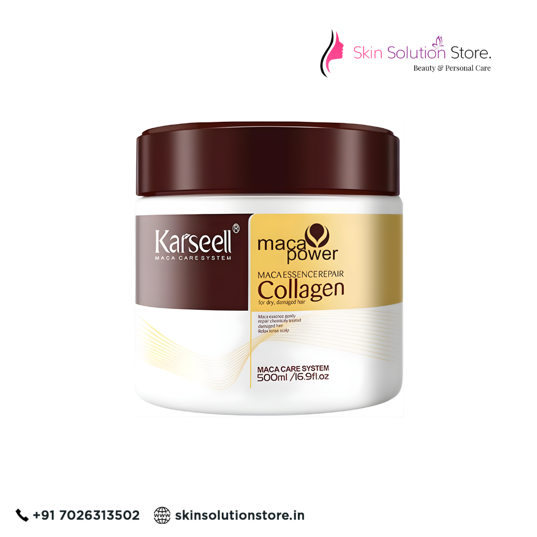Karseell Maca Power Collagen Hair Treatment Mask 500ml | Deep Repair for Dry & Damaged Hair