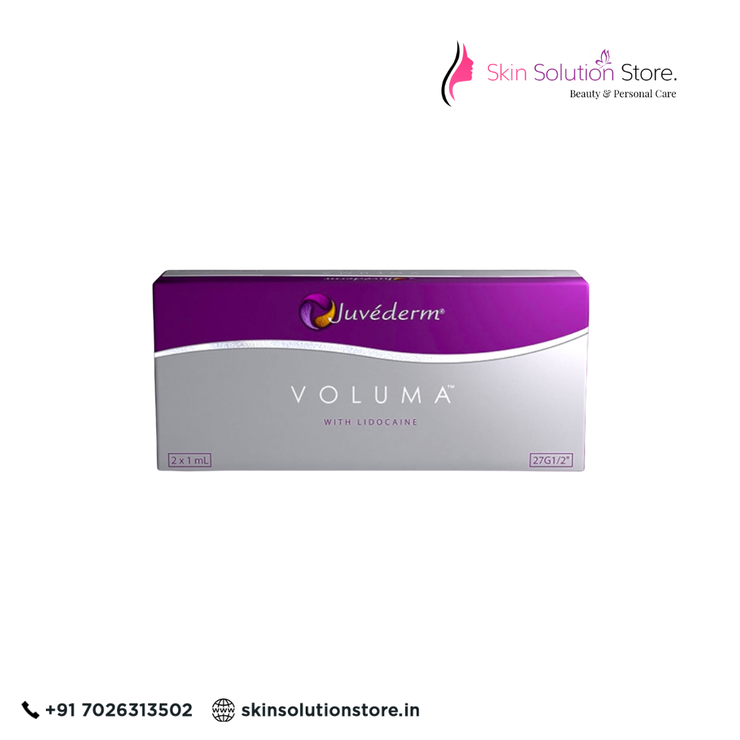 Juvéderm Voluma with Lidocaine 2x1ml | Long-Lasting Facial Filler for Cheeks & Chin Volume Restoration