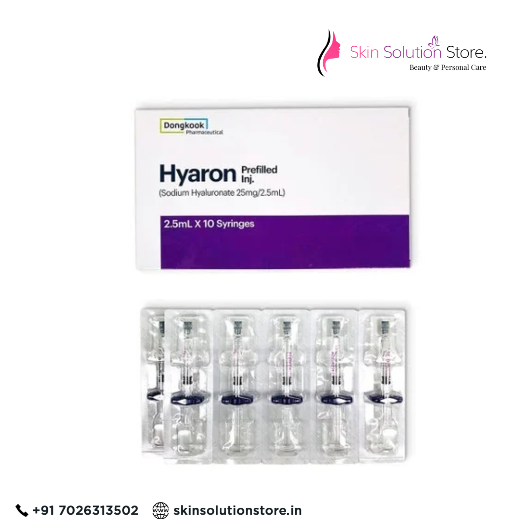 Hyaron Prefilled Injection 2.5ml x 10 | Sodium Hyaluronate Skin Booster for Hydration & Glow