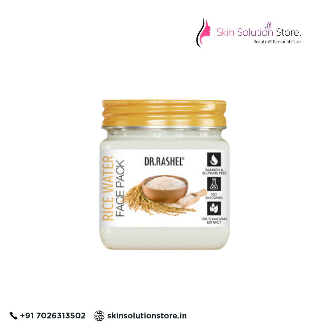 Dr. Rashel Rice Water Face Pack – Brightening, Clarifying & Hydrating Care