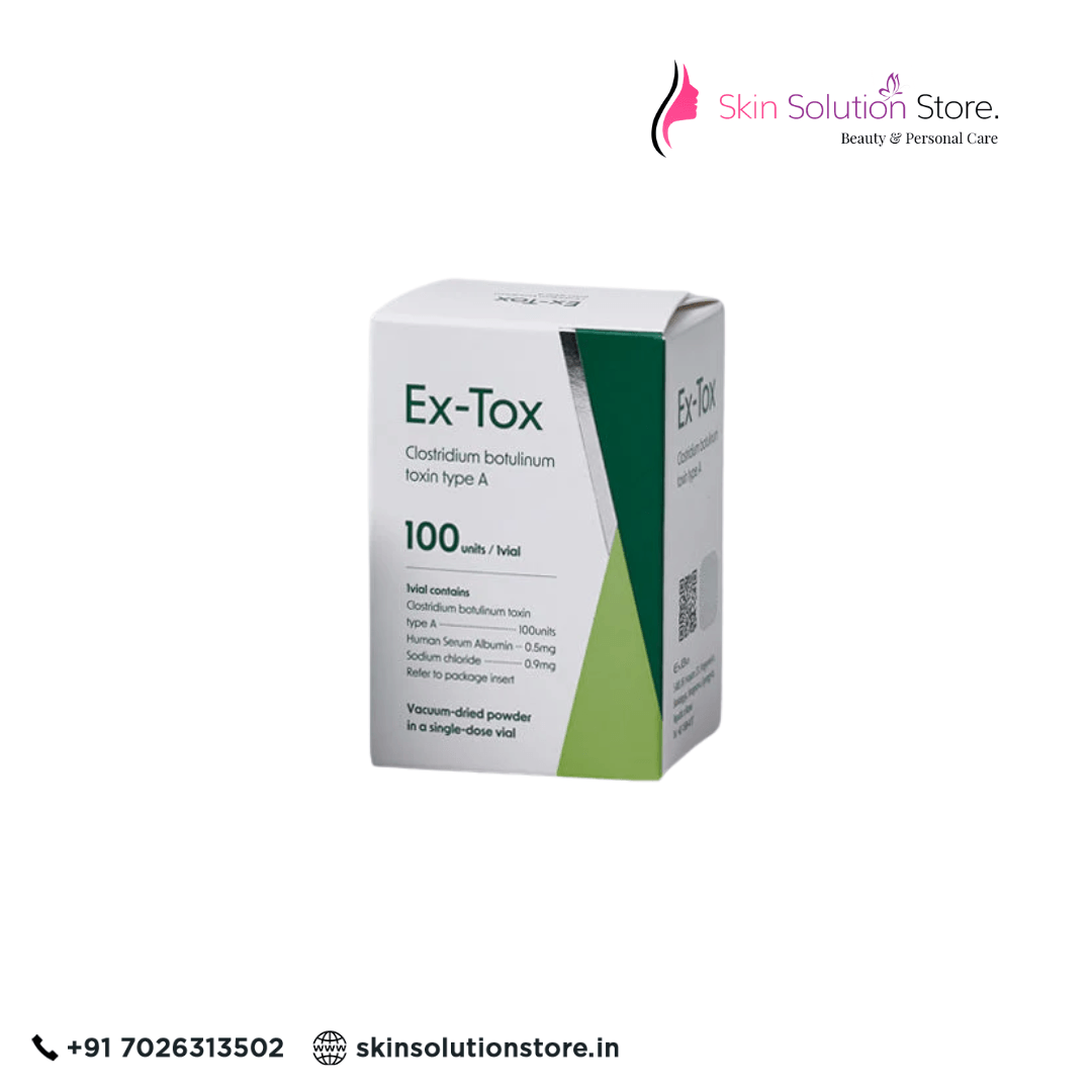 Ex-Tox 100 Units Botulinum Toxin | Wrinkle Relaxing Anti-Aging Treatment