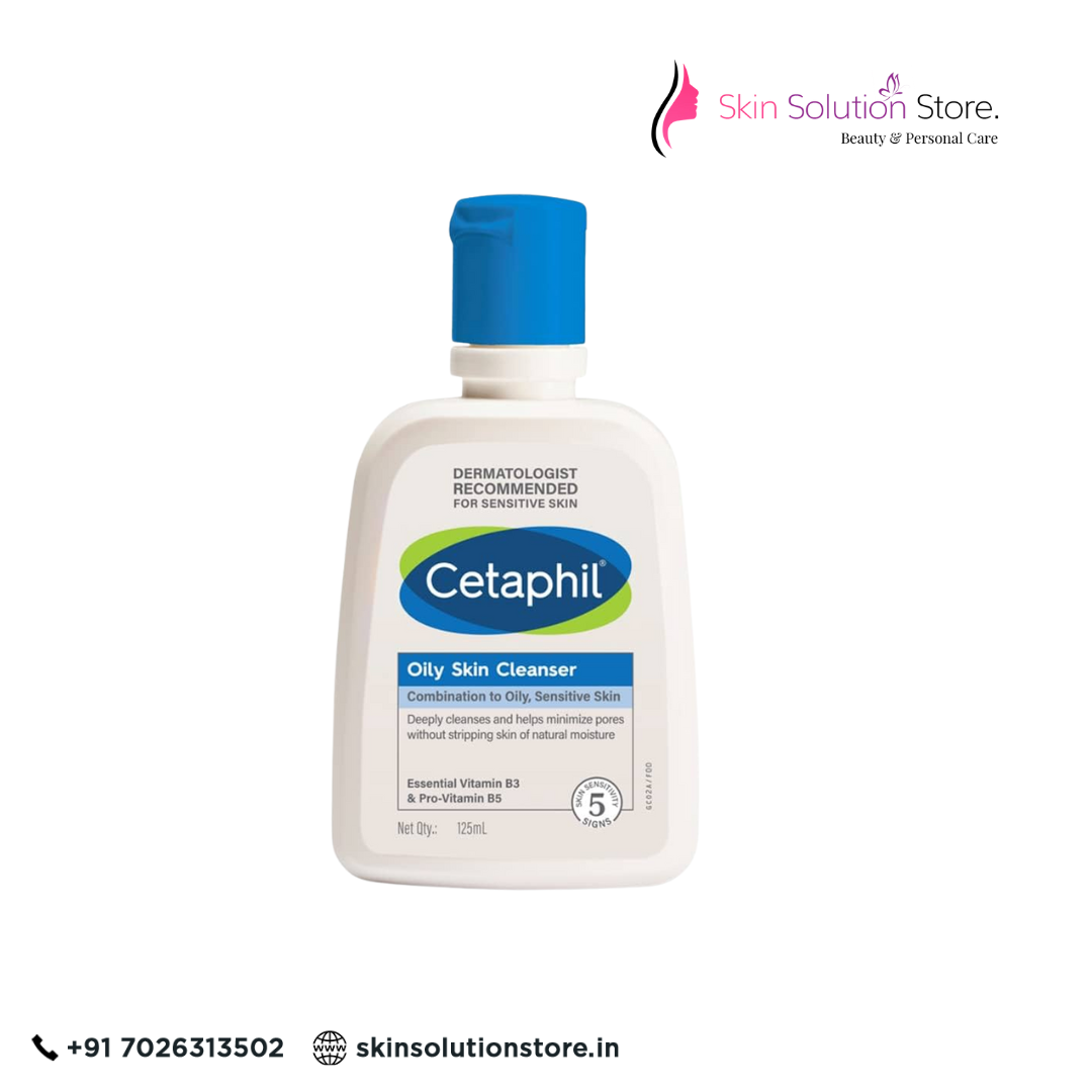 Cetaphil Oily Skin Cleanser 125ml | Gentle Deep Clean for Sensitive Skin