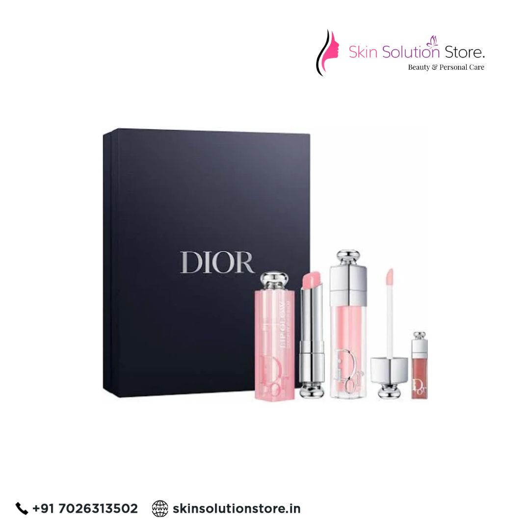 Dior Addict Natural Glow Set | Luxe Hydrating Lip Care Trio – Skin