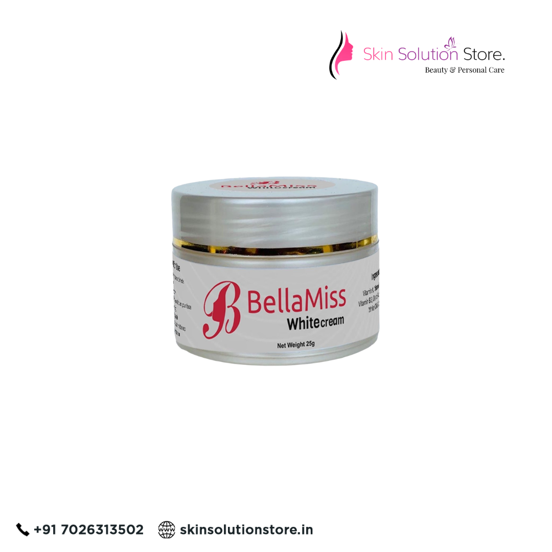 BellaMiss White Cream 25g | Skin Brightening & Glow Cream