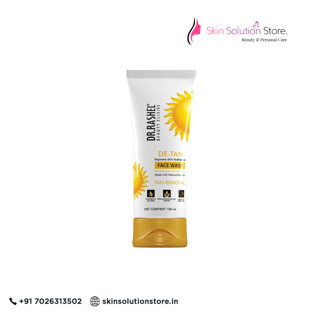 Dr. Rashel De-Tan Face Wash – 100ml | Tan Removal, Brightening & Refreshing