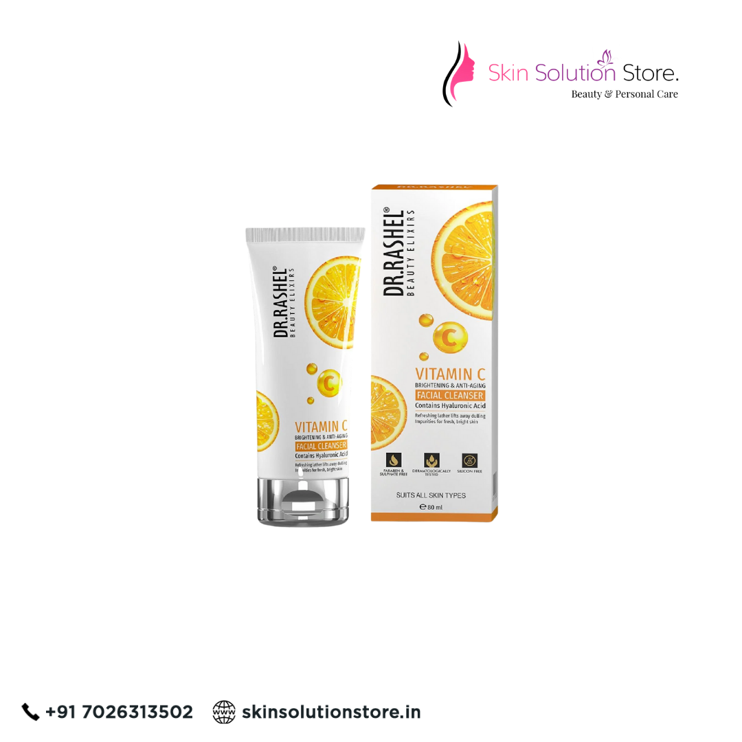 Dr. Rashel Vitamin C Facial Cleanser – 80ml | Brightening & Refreshing Care
