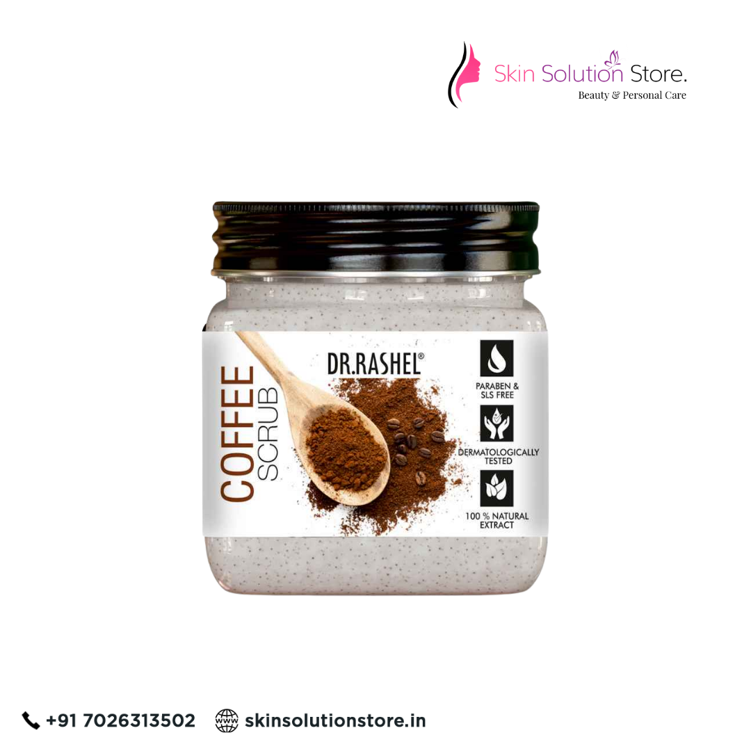 Dr. Rashel Coffee Face & Body Scrub – 380ml | Exfoliating & Brightening