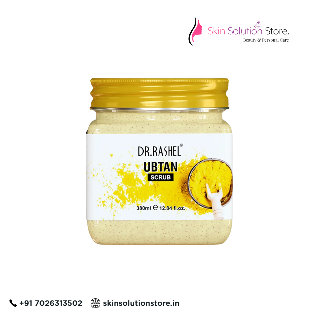 Dr. Rashel Ubtan Scrub – 380ml | Exfoliating, Brightening & Natural Glow