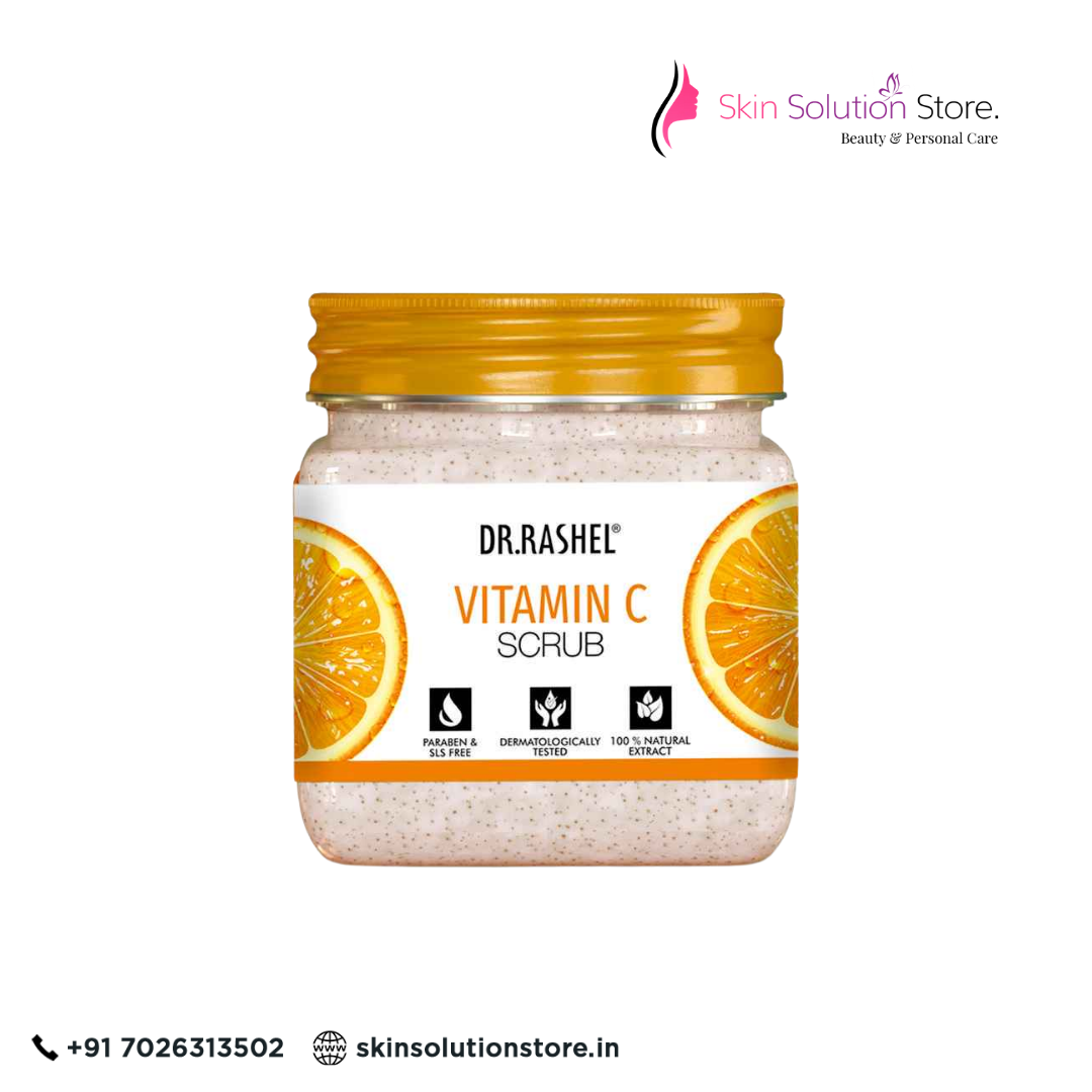 Dr. Rashel Vitamin C Scrub – 380ml | Exfoliating, Brightening & Glow