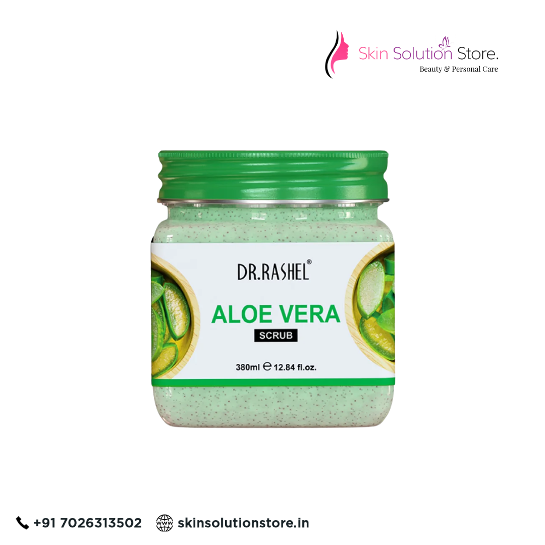 Dr. Rashel Aloe Vera Scrub – 380ml | Exfoliating, Soothing & Refreshing Care