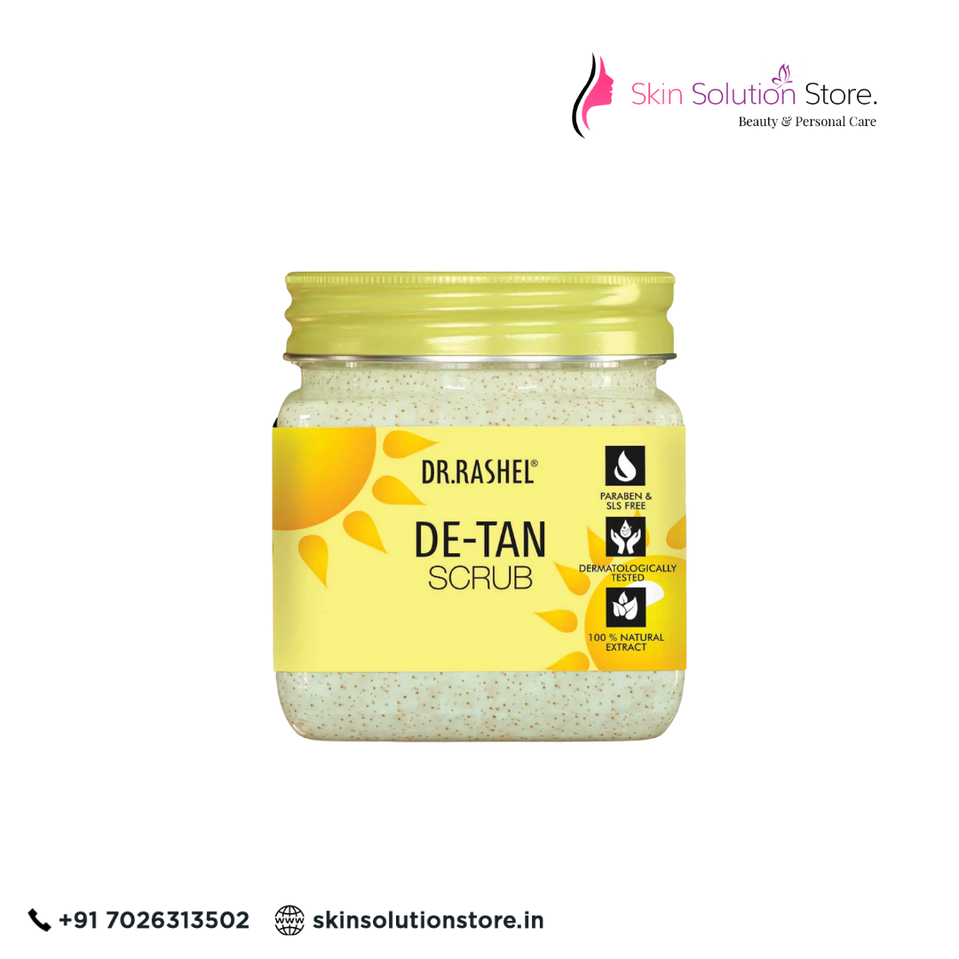 Dr. Rashel De-Tan Scrub – 380ml | Exfoliating, Brightening & Tan Removal