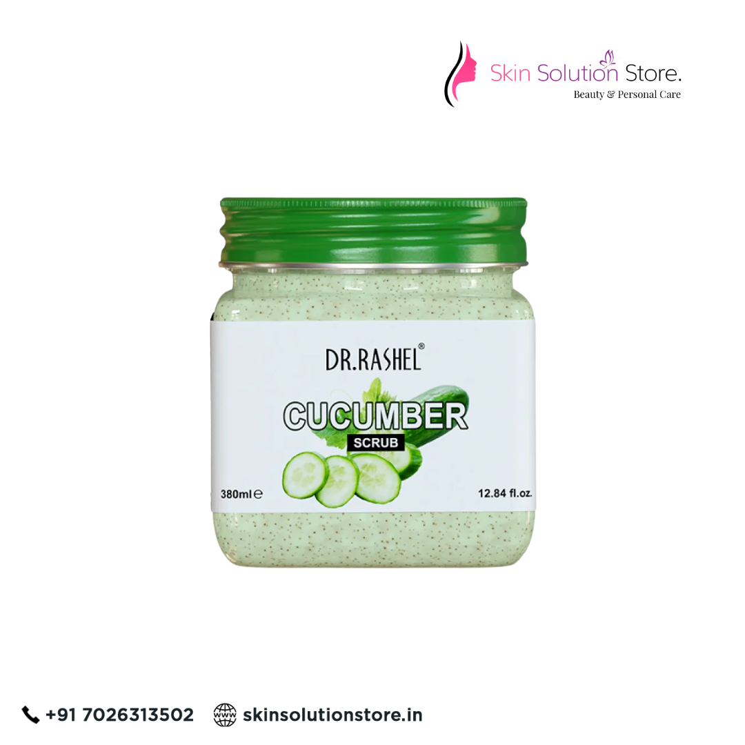 Dr. Rashel Cucumber Scrub – 380ml | Exfoliating, Refreshing & Cooling Care