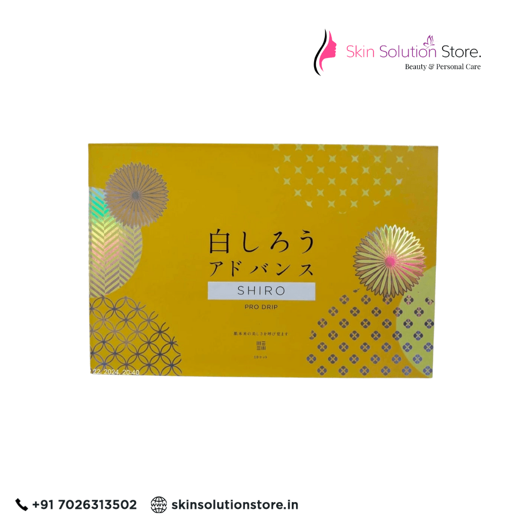 Shiro Pro Drip Glutathione 5000mg Glutathione Skin Whitening Skin Whitening Glutathione Injections - 10 Session - Japan