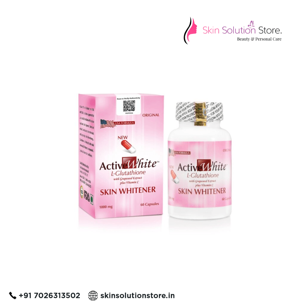 Active White L-Glutathione Skin Whitening Capsules Skin Solution Store Active White L-Glutathione Skin Whitening Capsules Skin Solution Store
