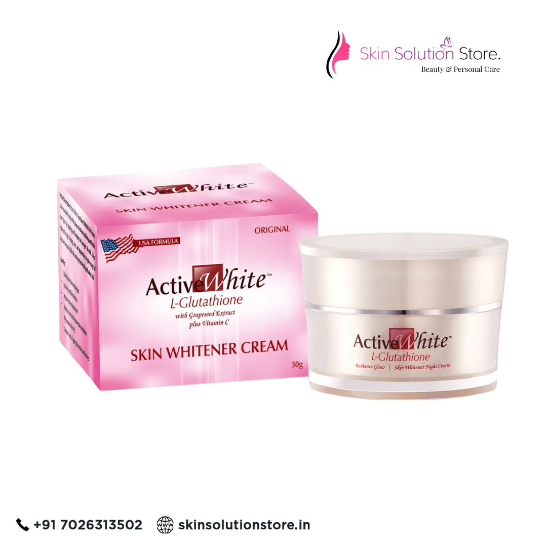Active White L-Glutathione Skin Whitening Cream 30g Skin Solution Store Active White L-Glutathione Skin Whitening Cream 30g Skin Solution Store