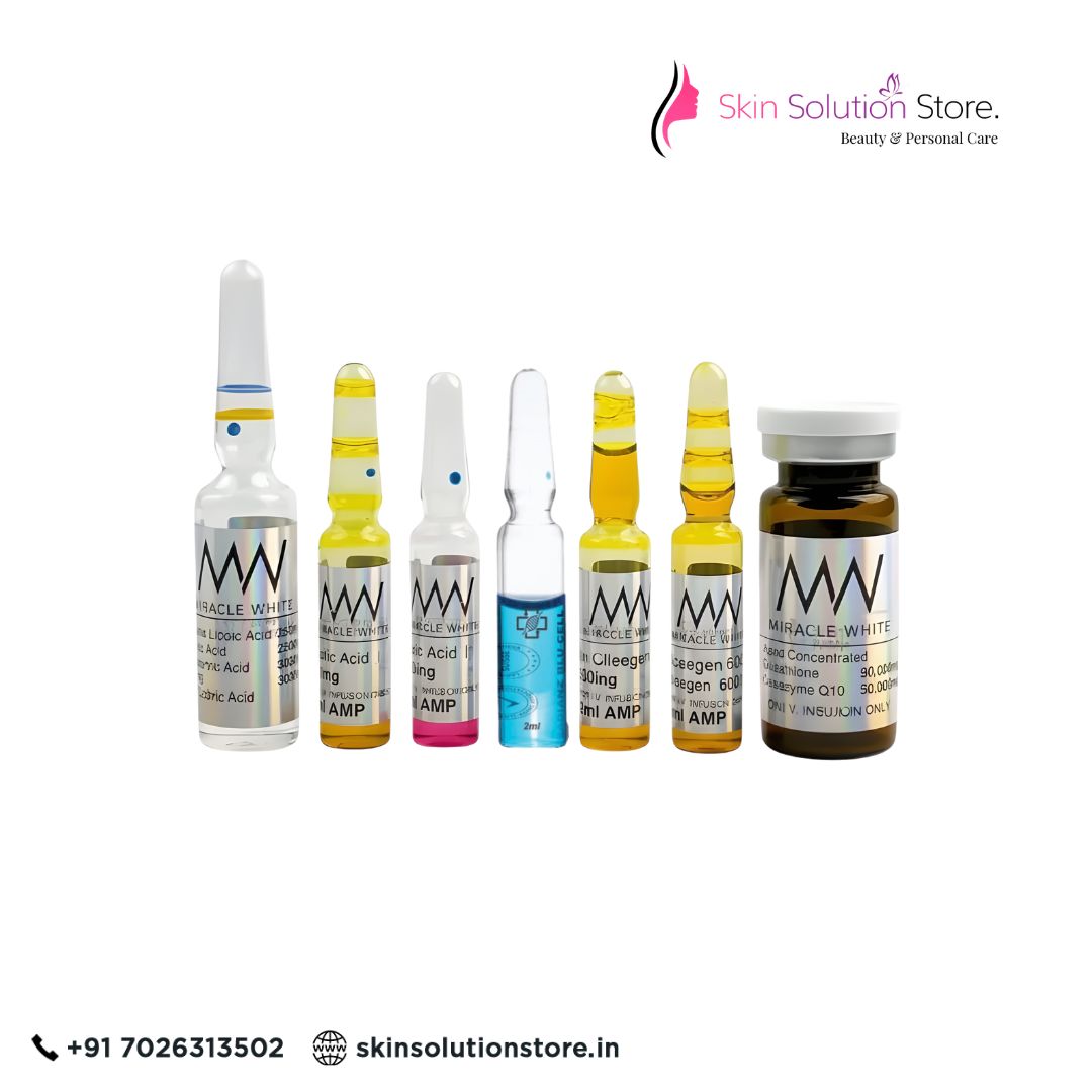 Miracle White Enhance 90000mg & Iskin Radianz Blu Cell NAD+ | Whitening Booster Session