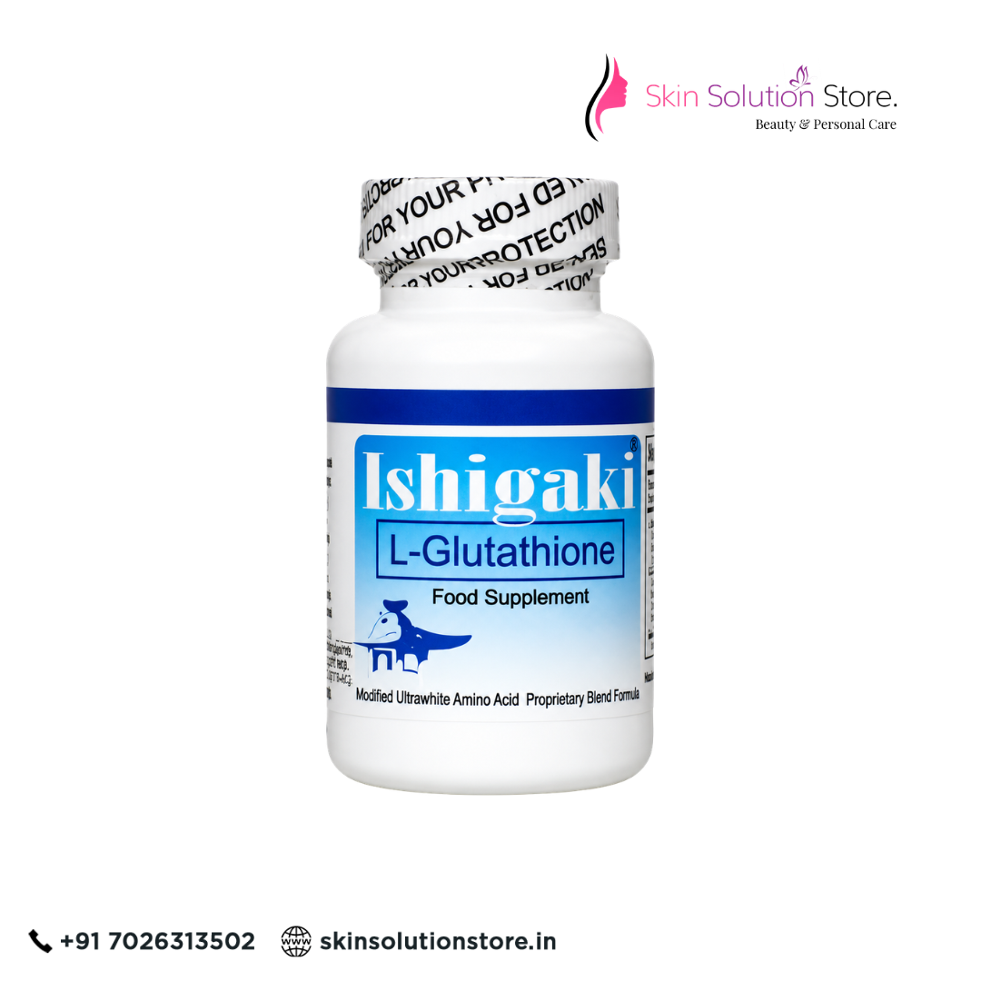 Ishigaki L Gluta 60 Capsules Glutathione Skin Whitening & Skin Brightening Supplement
