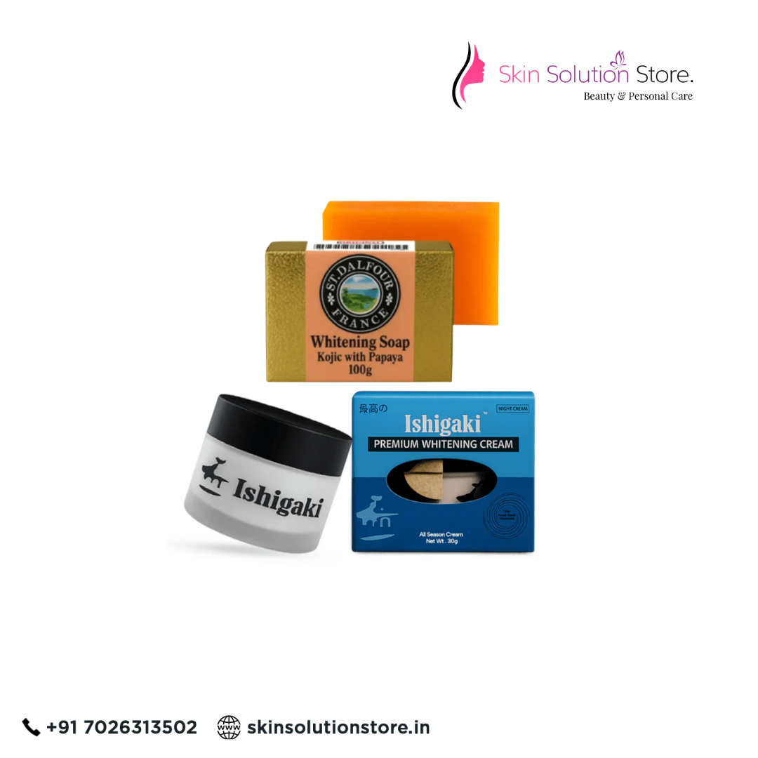 Amazing Combo Ishigaki Premium Cream With Dalfour Soap... Skin Solution Store Amazing Combo Ishigaki Premium Cream With Dalfour Soap... Skin Solution Store