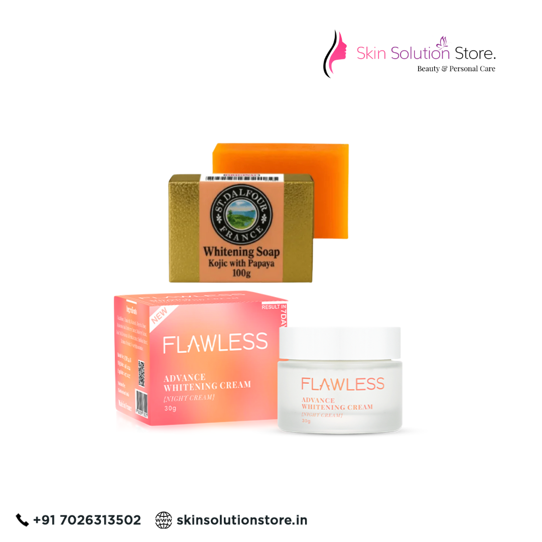 Flawless Cream With Dalfour Soap For Magical Whitening