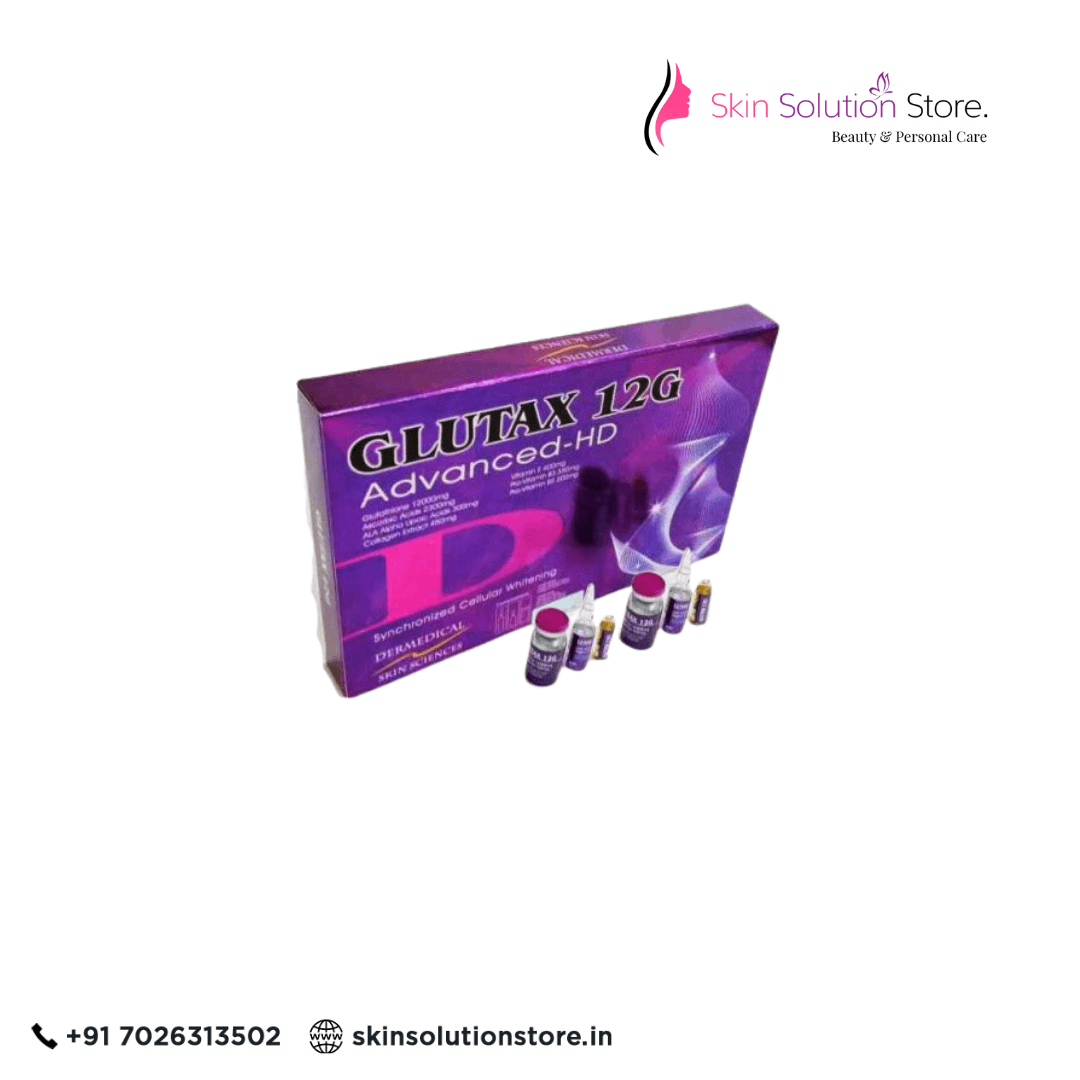 Glutax 12G Advanced HD 6 Sessions Glutathione Skin Whitening Skin Whitening Glutathione Injection