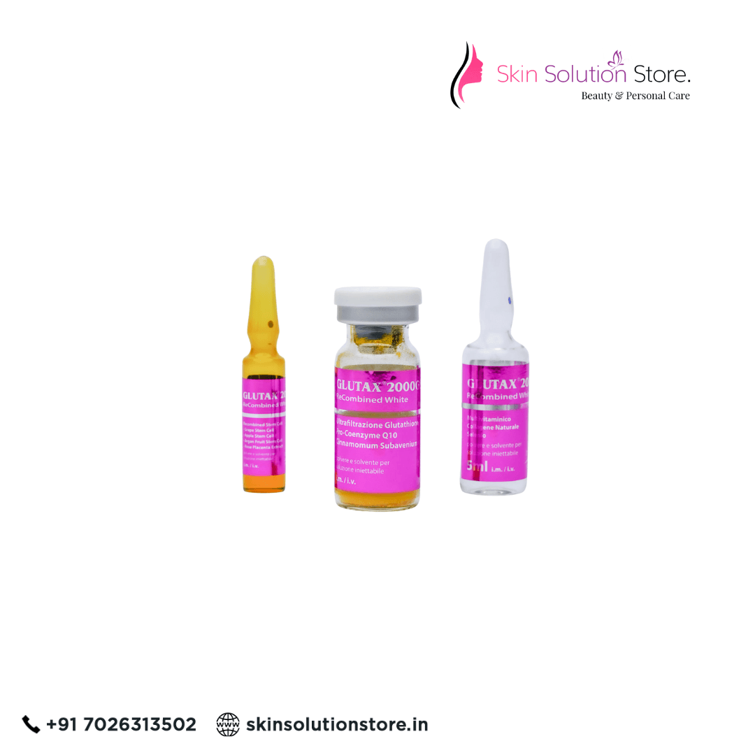Glutax 2000GS Recombined Skin Whitening Glutathione Injection - 1 Session - Italy
