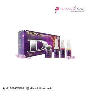 Glutax 2000gs Advanced Recombined Skin Whitening Glutathione Injection - 10 Session - Italy