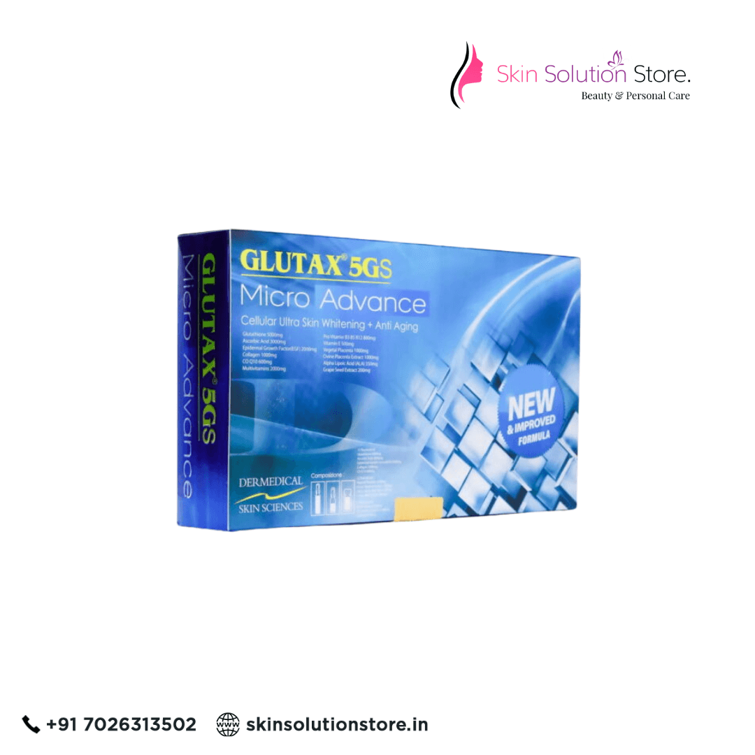 Glutax 5gs Micro Advance 12 Sessions Skin Whitening Glutathione Injection