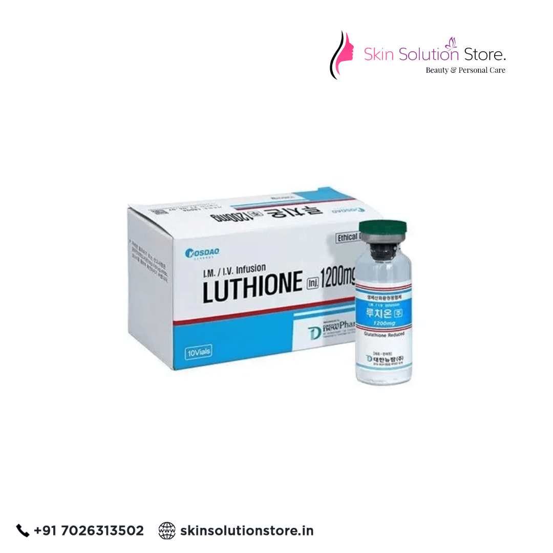 Luthione Glutathione Reduced 1200mg 10 Sessions Skin Whitening Glutathione Injection