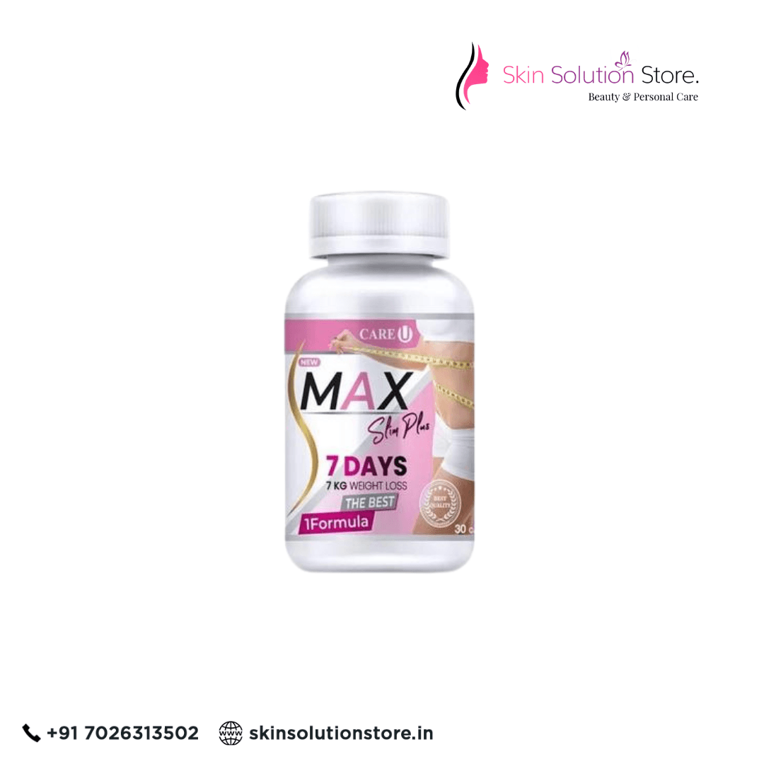 Max Slim Plus 7 Days Weight Loss Skin Whitening Capsules (30)