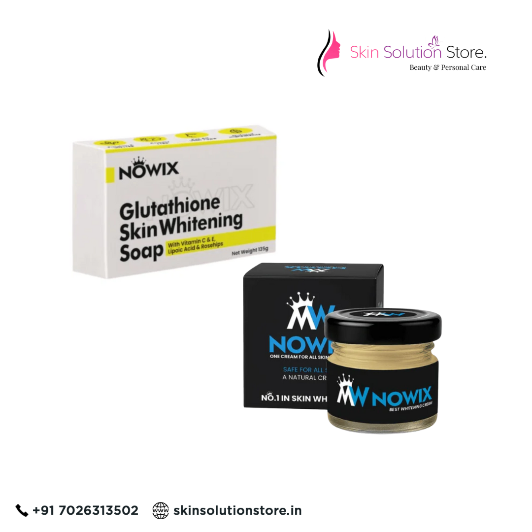 Nowix Cream With Nowix Soap Combo For Skin Whitening – Skin Solution Store
