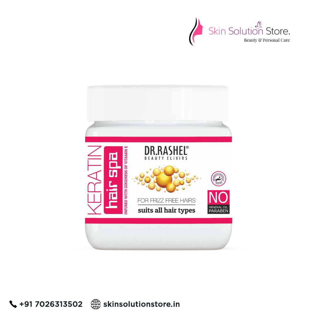 Dr. Rashel Keratin Hair Spa – 360ml | Repair, Smooth & Strengthen