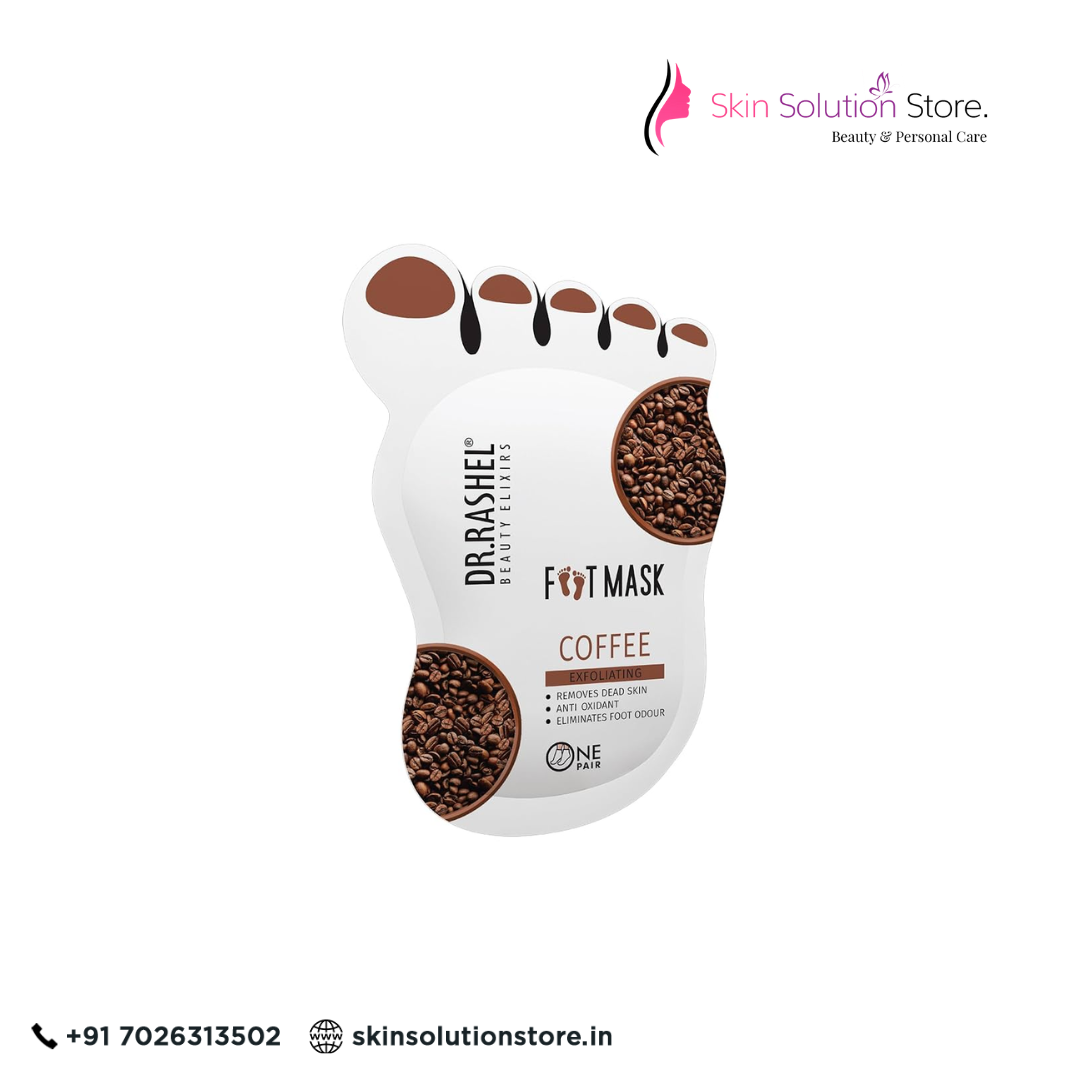 Dr. Rashel Coffee Foot Mask | Exfoliating, Nourishing & Softening Care