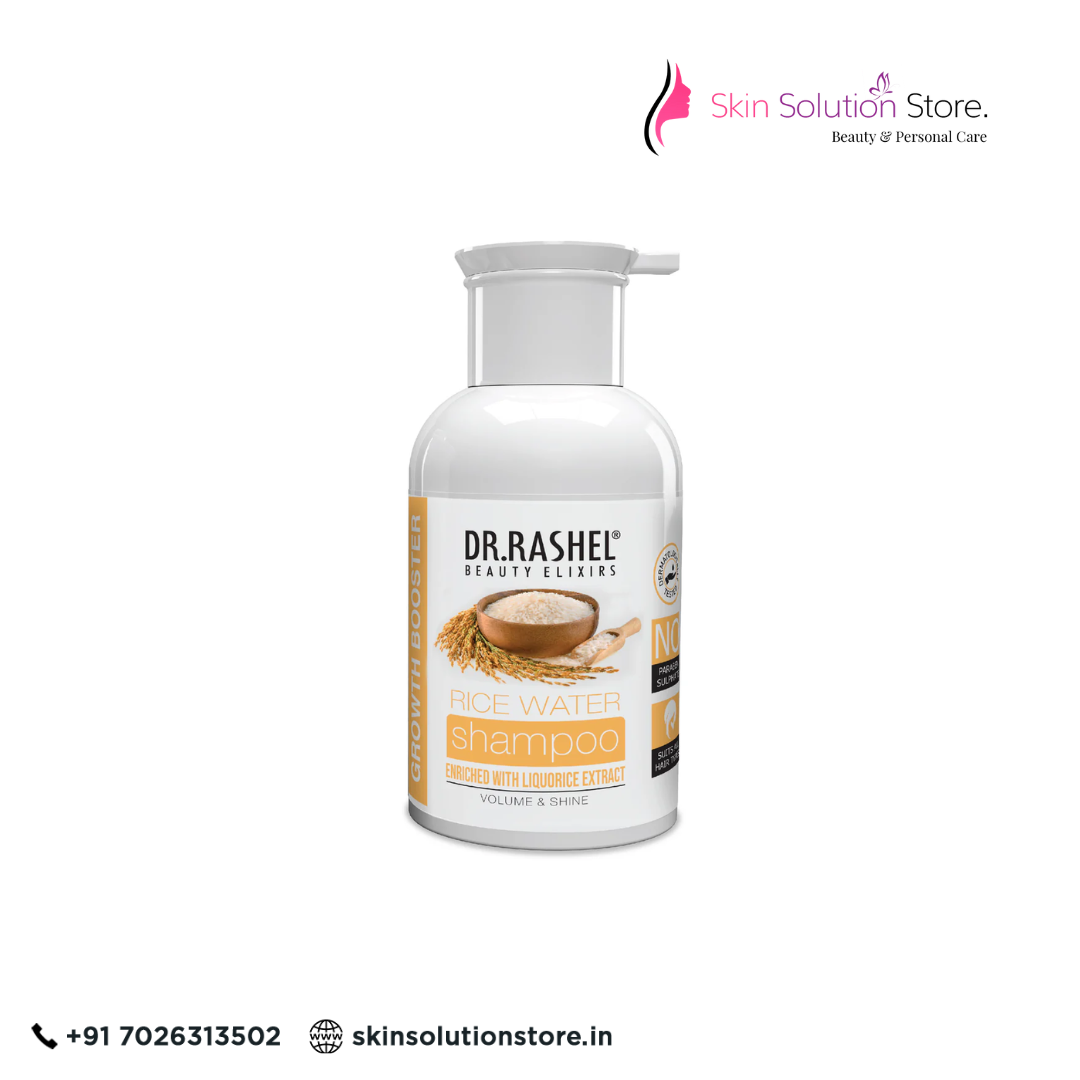 Dr. Rashel Rice Water Shampoo – 250ml | Strengthening, Smooth & Shiny Hair