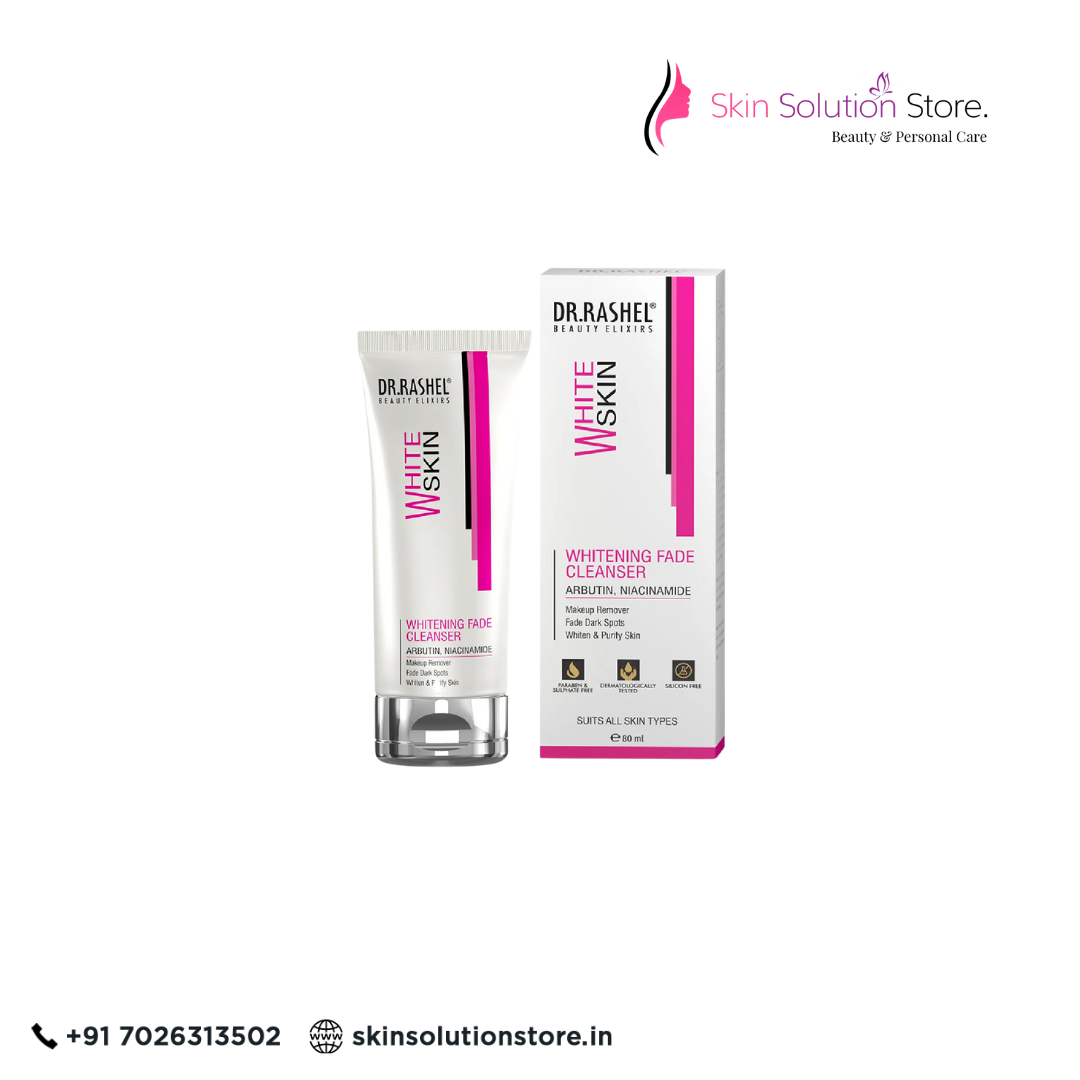Dr. Rashel White Skin Facial Cleanser – 80ml | Whitening, Brightening & Glow