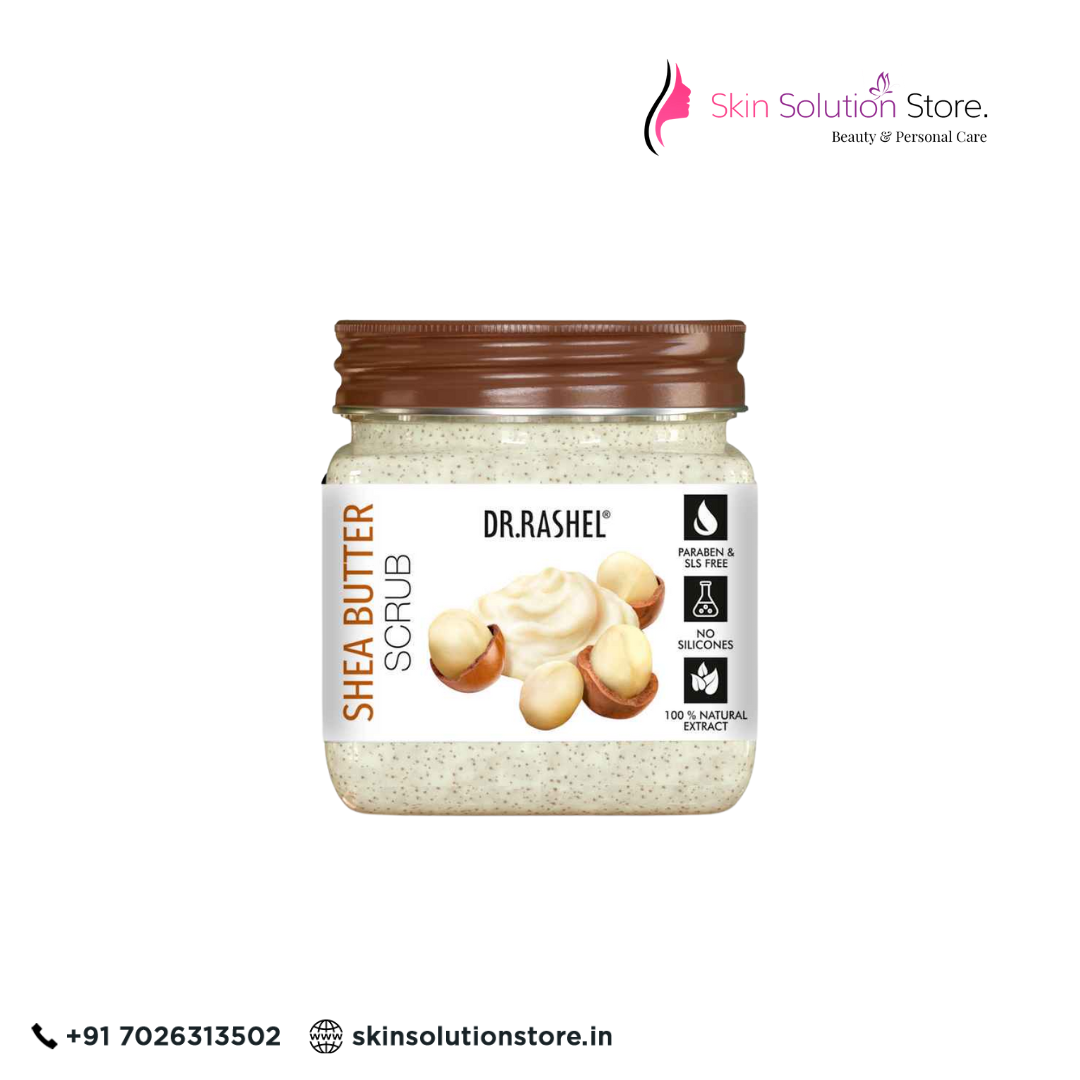Dr. Rashel Shea Butter Scrub – 380ml | Exfoliating, Nourishing & Soft Skin