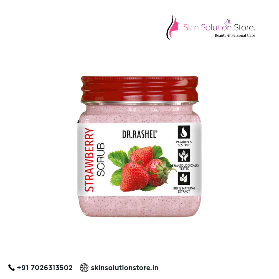 Dr. Rashel Strawberry Scrub – 380ml | Exfoliating, Brightening & Smooth Care