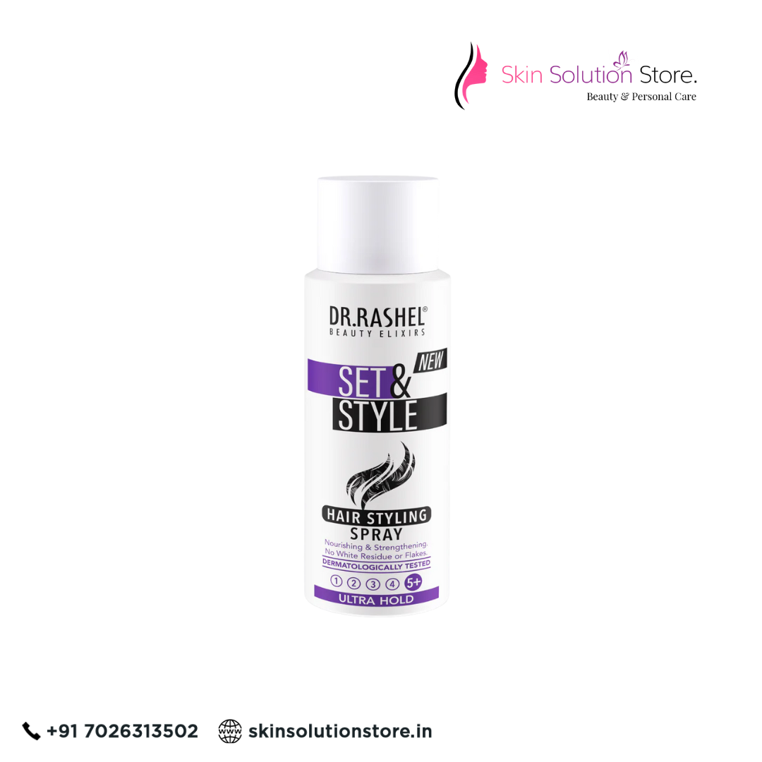 Dr. Rashel Set & Style Hair Styling Spray | Ultra Hold & Lasting Shine