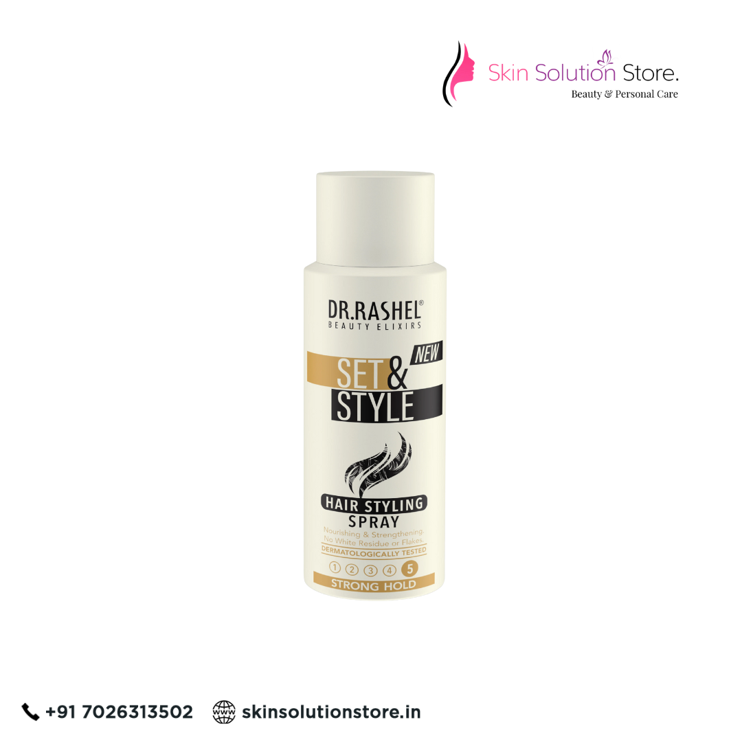 Dr. Rashel Set & Style Hair Styling Spray | Strong Hold & Lasting Shine