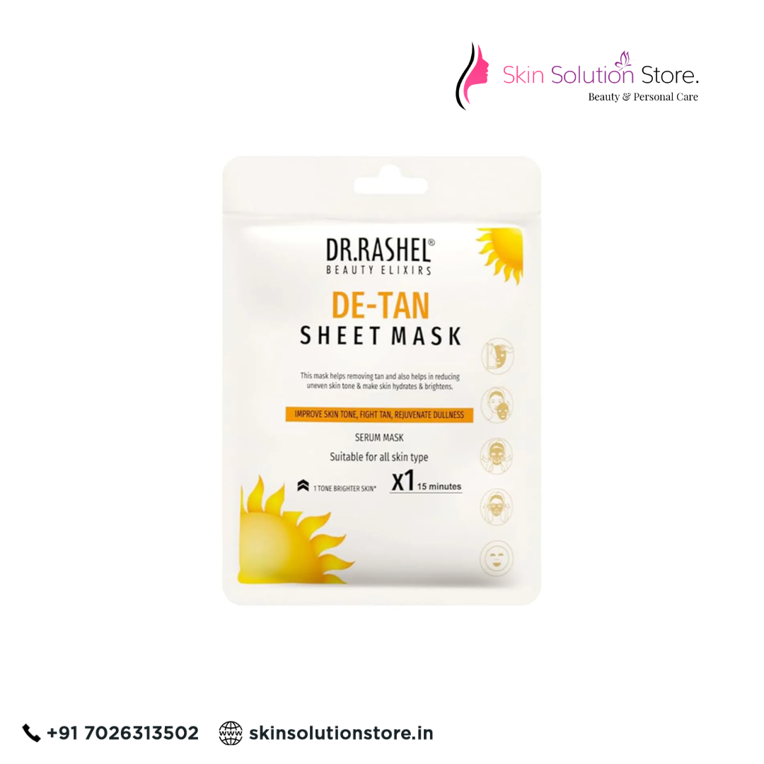 Dr. Rashel De-Tan Sheet Mask with Serum – Pack of 2 | Brightening Care