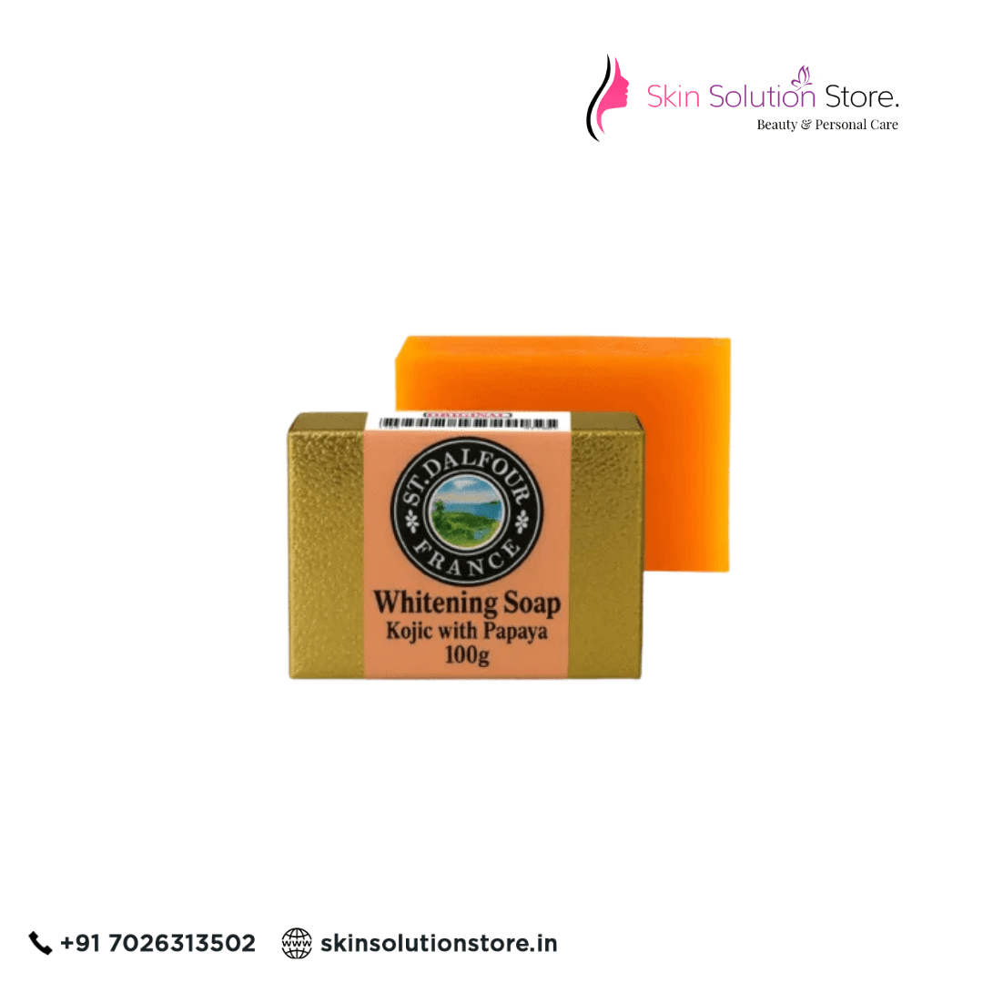 St. Dalfour Kojic Papaya Gold Foil Skin Whitening Soap Skin Solution Store St. Dalfour Kojic Papaya Gold Foil Skin Whitening Soap Skin Solution Store