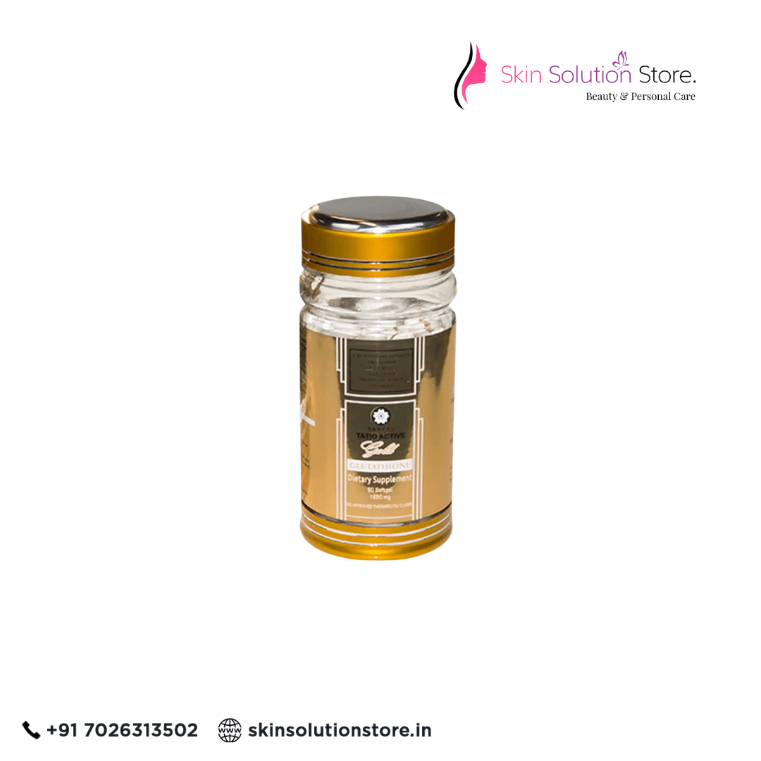 tatio active gold glutathione Tatio Active Gold 1850mg Skin Whitening Capsules (60) – Skin Solution Store tatio active gold glutathione Tatio Active Gold 1850mg Skin Whitening Capsules (60) – Skin Solution Store