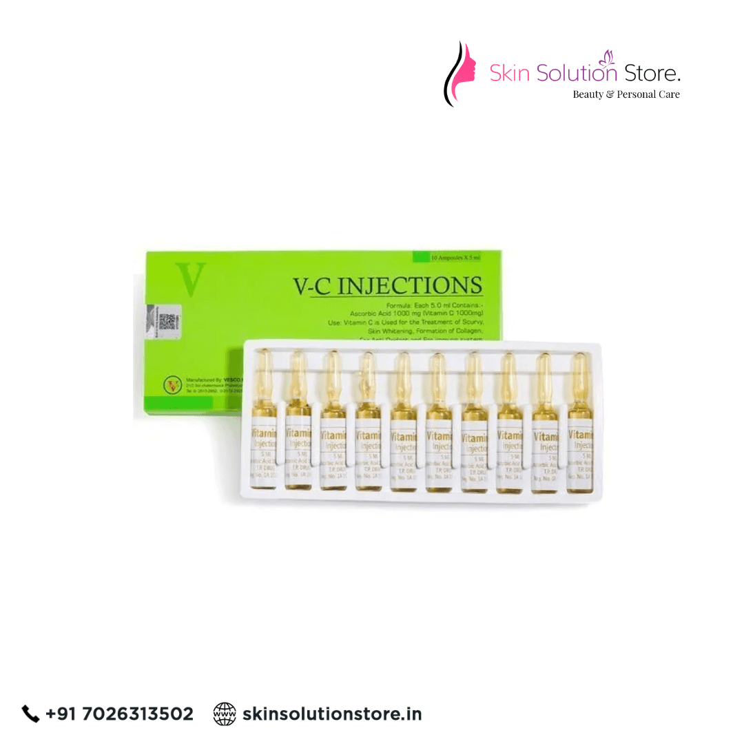 Vesco Pharma Vitamin C Skin Whitening Glutathione Injection 1000mg For Skin Whitening