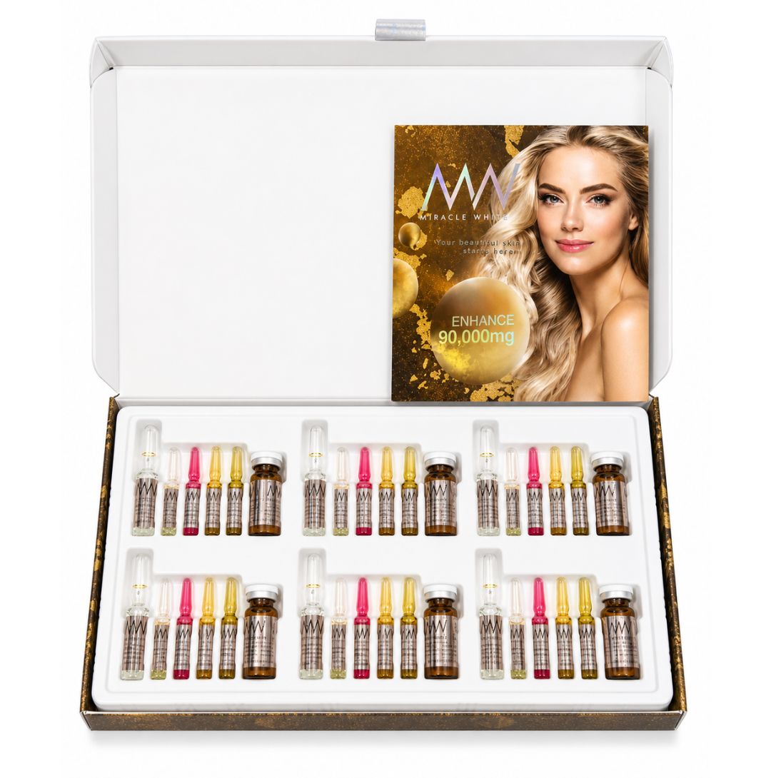 miracle white 90000 glutathione skin whitening injection Miracle White Enhance 90000mg Glutathione Skin Whitening... – Skin Solution  Store
