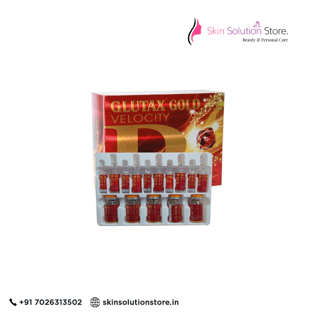 Glutax 300GS Gold Velocity Skin Whitening Skin Whitening Glutathione Injection